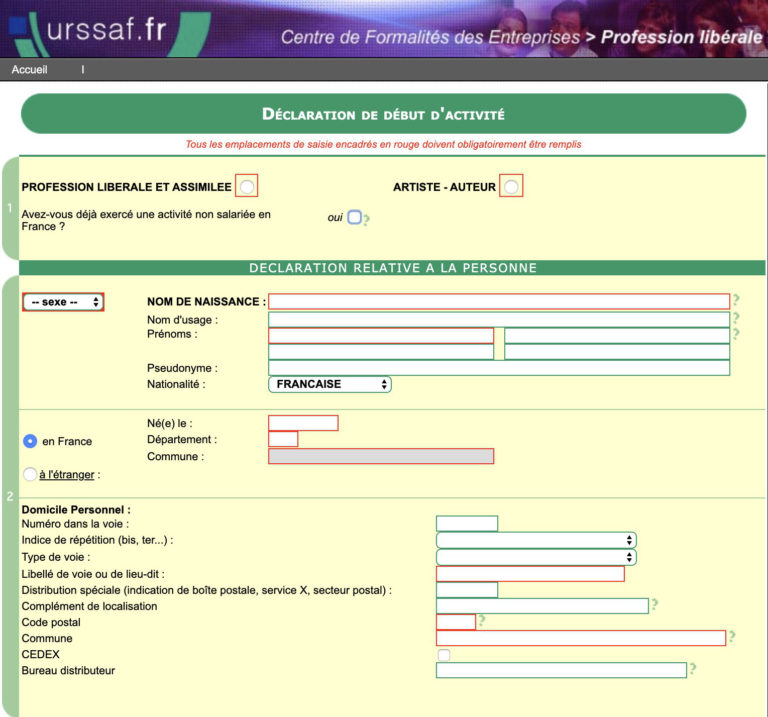 Devenir artiste : la déclaration à l'Urssaf - Le Guide de l'artiste auteur